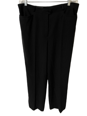 Basler Black Straight-Leg Women's Dress Pants Size 46
